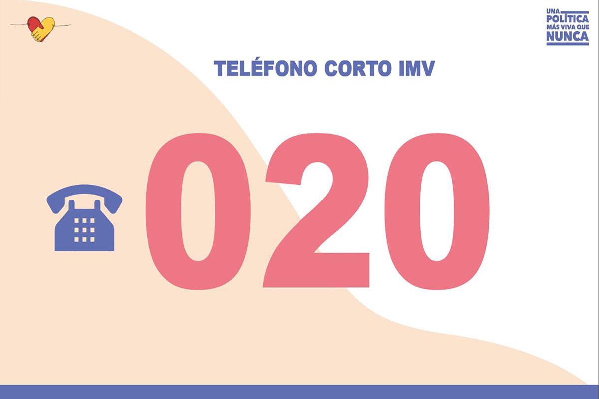 Teléfono 020 de información sobre el Ingreso Mínimo Vital