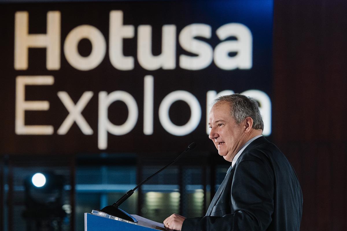 El ministro de Industria y Turismo, Jordi Hereu, en la inauguración del X Foro Hotusa Explora.