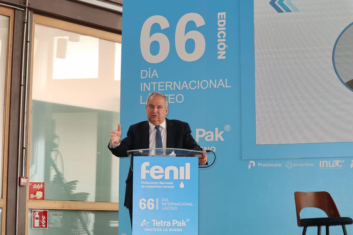 El ministro en el evento