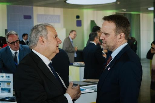 18/07/2025. The Minister for Industry and Tourism, Jordi Hereu, with the French Minister Marc Ferracci