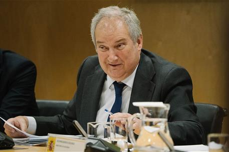 El ministro de Industria y Turismo, Jordi Hereu, durante la reunión del Consejo Estatal de la Pyme. 