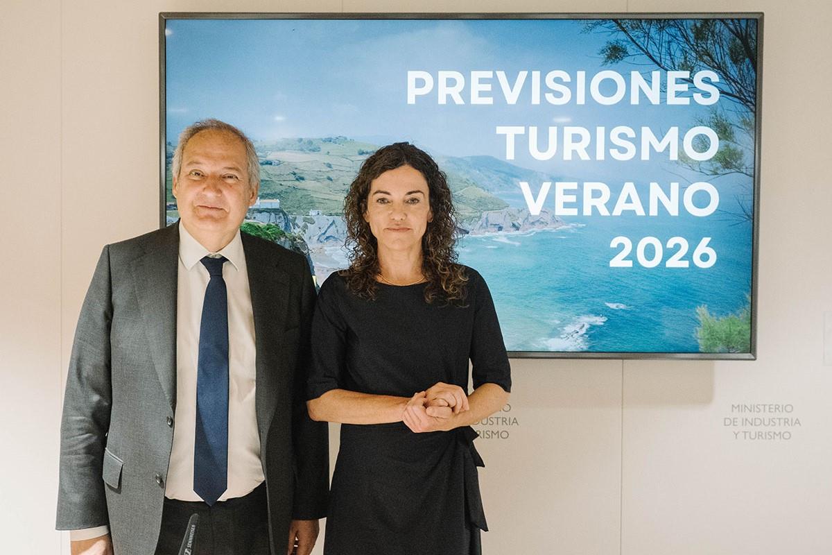 El ministro de Industria y Turismo, Jordi Hereu, presenta la previsión de gasto del turismo internacional 2026.