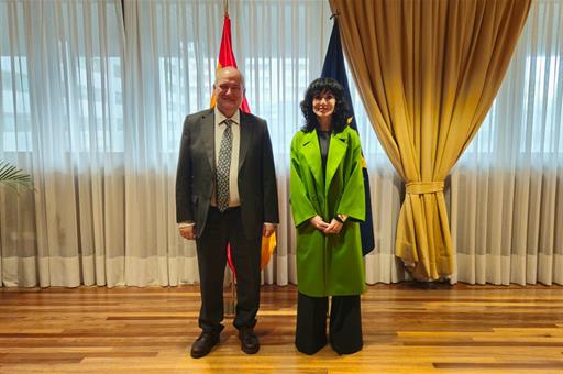 11/03/2026. Hereu notes the strong performance of Spanish private shipyards. The Minister for Industry and Tourism, Jordi Hereu, with the CE...