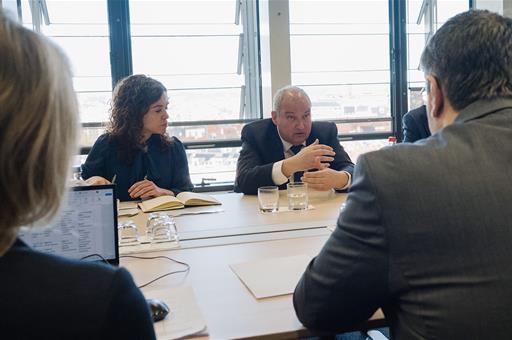 26/02/2026. Hereu's meeting with Commissioner Tzitzikostas. The Minister for Industry and Tourism, Jordi Hereu, and the Secretary of State f...