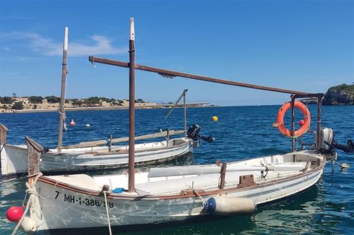 Una embarcación tradicional de las Islas Baleares
