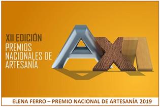 Cartel del Premio Nacional de Artesanía 2019