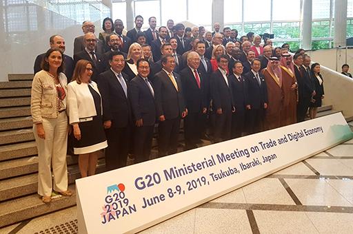 La ministra Maroto, en el G20 de ministros de Comercio y Economía Digital de Tsukuba (Japón)