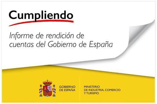 Portada del Informe de rendición de cuentas del Gobierno de España - Cumpliendo