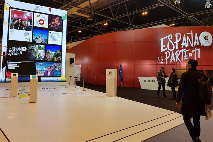 Stand vacío de Turespaña Stand vacío de Turespaña