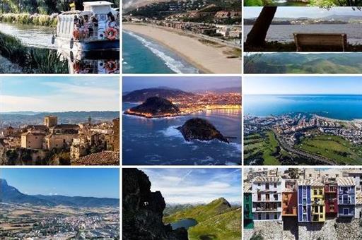 Fotos de algunos destinos turísticos inteligentes en España