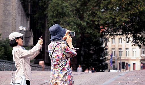 Dos turistas