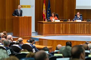 Grande-Marlaska durante su intervención