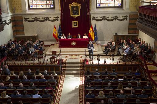 El ministro del Interior, Fernando Grande-Marlaska, interviene en el acto por el Día Europeo de las Víctimas del Terrorismo