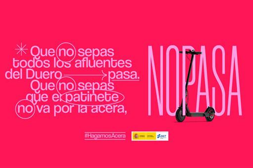 Cartel de la campaña de la DGT para proteger al peatón