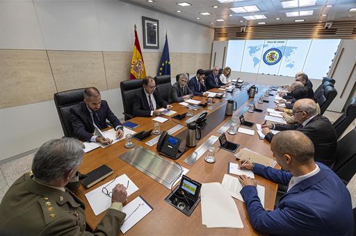 El ministro del Interior, Fernando Grande-Marlaska, preside la Mesa de Valoración de la Amenaza Terrorista.