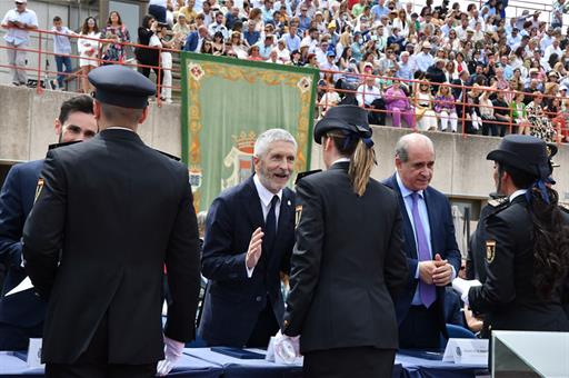 Fernando Grande-Marlasca durante la ceremonia