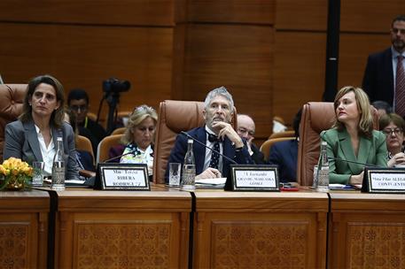 2/02/2023. Spain and Morocco strengthen cooperation on migration. The Minister for Home Affairs, Fernando Grande-Marlaska, during the plenar...