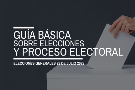Cartela de la guía básica sobre elecciones y proceso electoral
