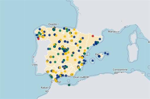 Mapa con nuevas comisarías y cuarteles