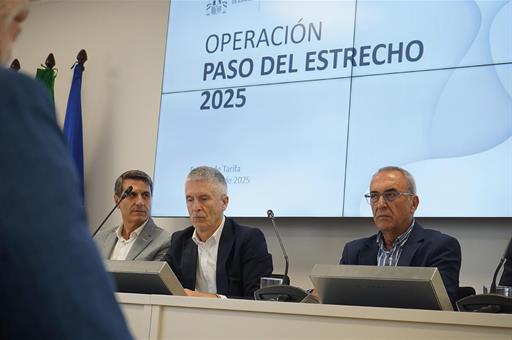 El ministro durante la visita