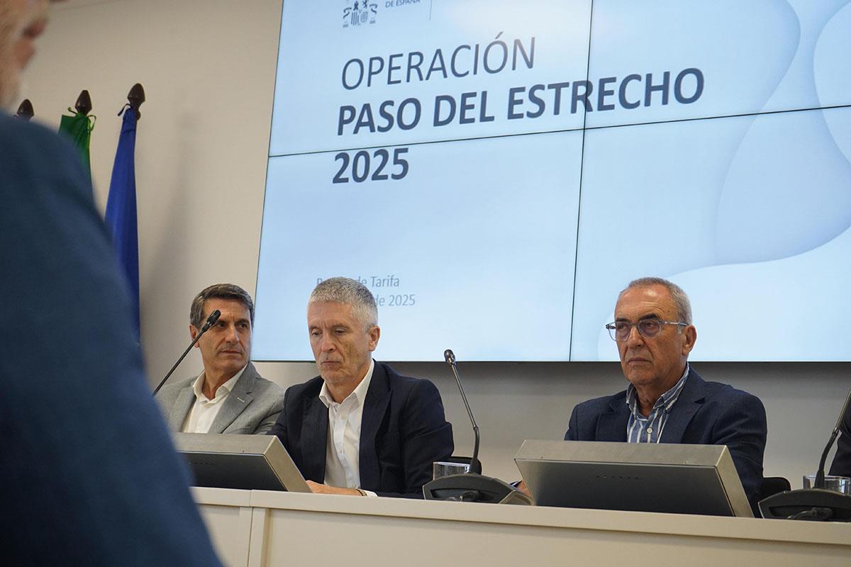 El ministro durante su intervencion