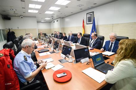 El ministro del Interior, Fernando Grande-Marlaska, preside la Mesa de Valoración de la Amenaza Terrorista