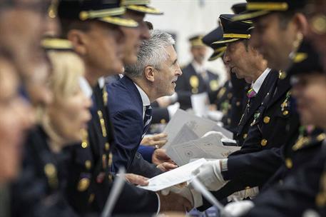 El ministro Marlaska preside la jura o promesa de la XXXVII promoción de la Escala Ejecutiva de la Policía Nacional