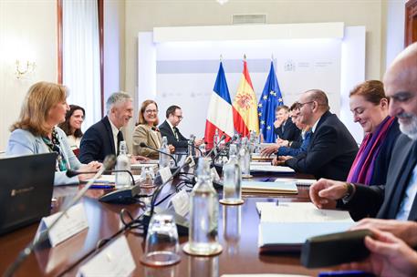24/10/2025. Spain-France security cooperation. Meeting between the Minister for Home Affairs, Fernando Grande-Marlaska, and his french count...