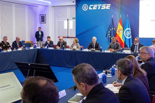 Reunión dispositivo seguridad visita Papa León XIV