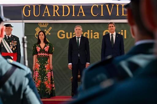 El ministro de Interior, Fernando Grande-Marlaska, en un acto de la Guardia Civil. 