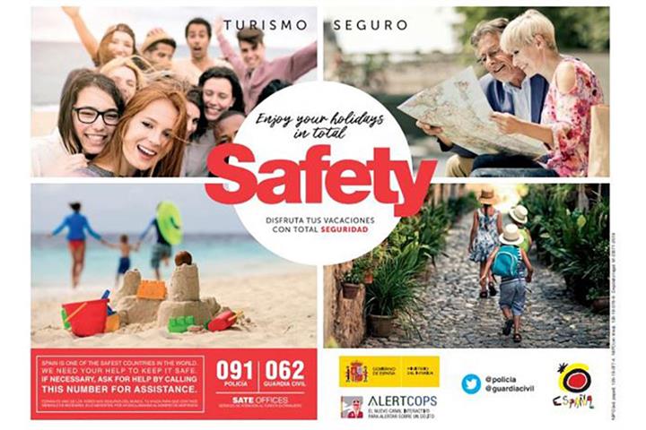 Cartel del Plan Turismo Seguro 