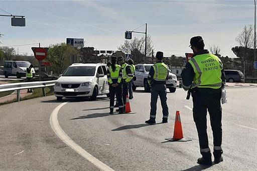 Control de la Guardia Civil de Tráfico