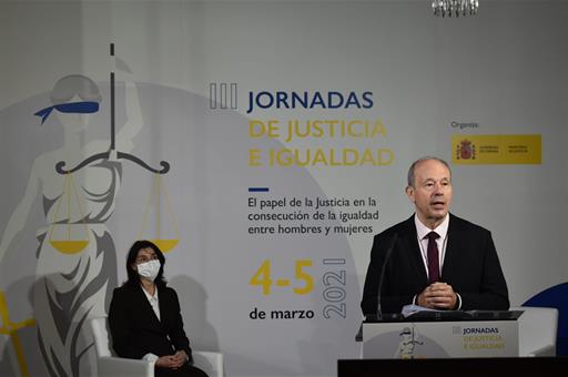 El ministro de Justicia, Juan Carlos Campo, inaugura las III Jornadas Justicia e Igualdad 