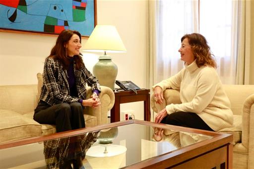 La ministra de Justicia, Pilar Llop, y la presidenta de Illes Balears, Francina Armengol