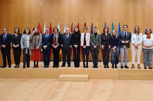 Foto de familia de la Conferencia Sectorial de Justicia, cuya reunión ha presidido la ministra Pilar Llop