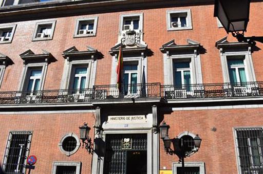 Fachada del Ministerio de Justicia