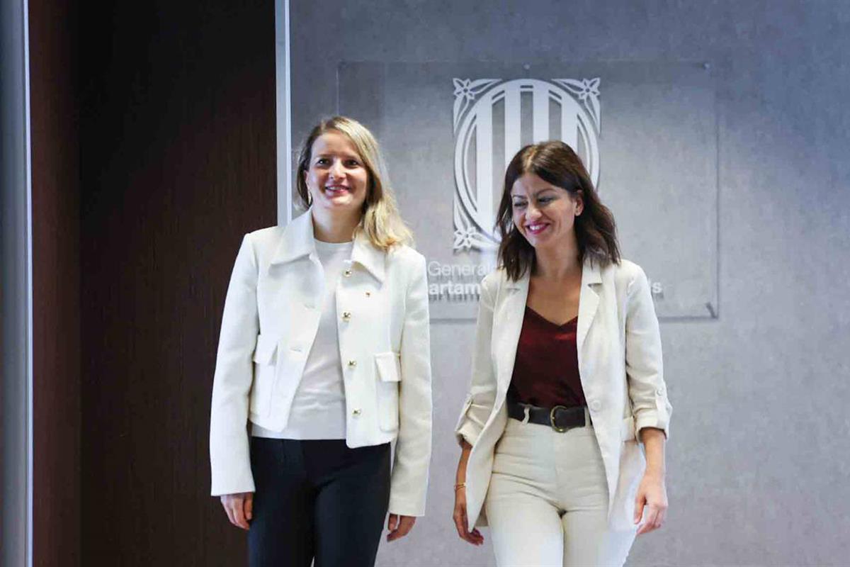 Imagen del artículo La ministra Rego y la consellera catalana Martínez Bravo abordan las prioridades políticas de infancia y juventud
