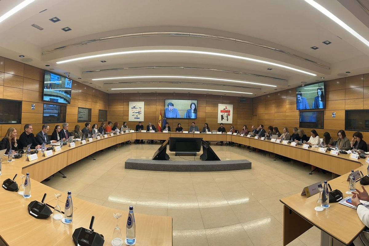 La ministra de Juventud e Infancia, Sira Rego, durante la Conferencia sectorial de Infancia y Adolescencia