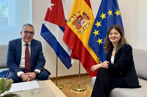 La ministra en la reunión