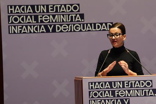 La ministra en su intervención