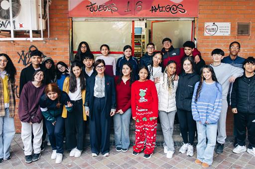 Foto de familia del acto