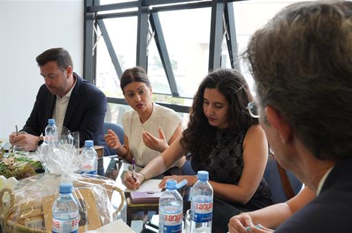 La ministra de Juventud e Infancia, Sira Rego, se reúne con representantes del Colegio de Abogados de Lanzarote