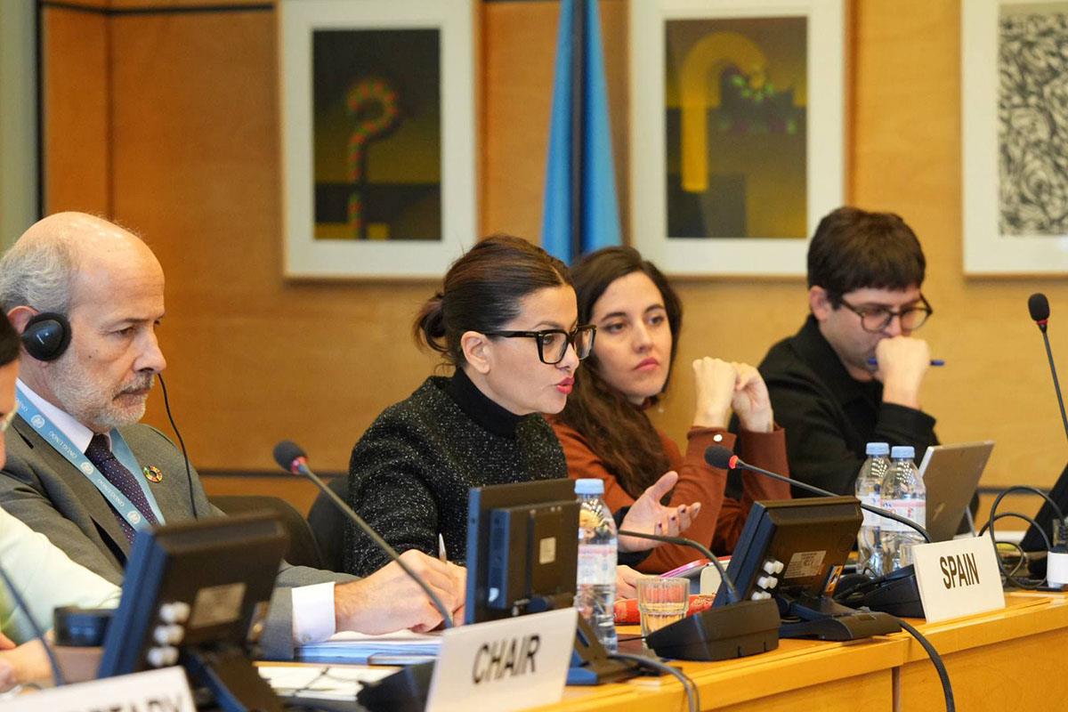 La ministra de Juventud e Infancia, Sira Rego, ante el Comité de Derechos del Niño