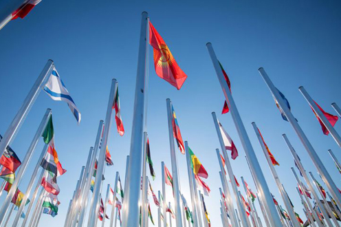 Banderas de países de la ONU (Foto: Archivo)