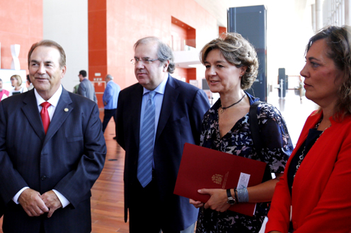 Isabel García Tejerina durante la jornada (Foto: Ministerio de Agricultura, Alimentación y Medio Ambiente)