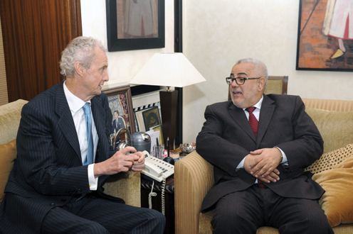 Pedro Morenés, Abdelilah Benkirane