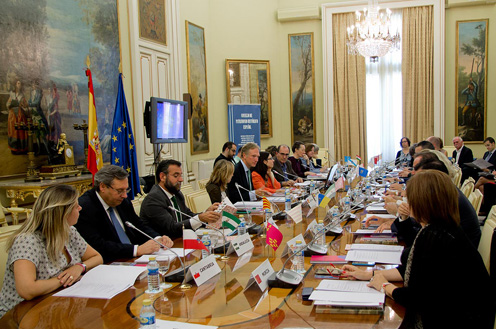 Foto de mesa de la 77ª reunión Consejo de Patrimonio Histórico