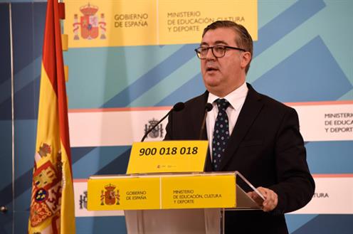 El secretario de Estado de Educación, Formación Profesional y Universidades, Marcial Marín (Foto: Educación)