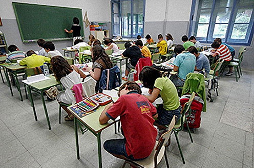 Aula de centro escolar (Foto: Archivo)