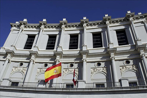 Fachada del Teatro Real de Madrid